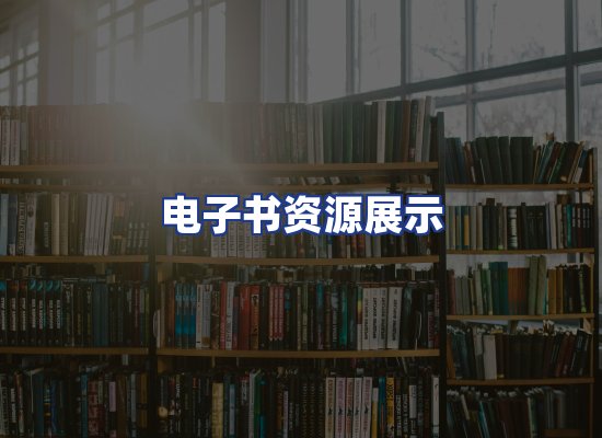 电子书资源展示